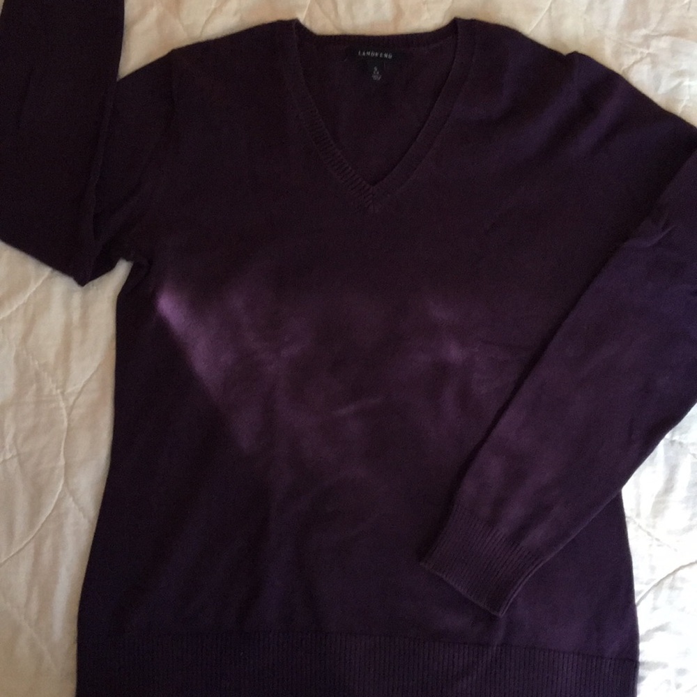 PRICE DROP Lands’ End V-Neck Women’s Sweater